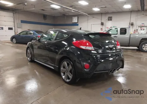 2015 Hyundai Veloster Turbo из США, поврежденный, VIN KMHTC6AE8FU239181
